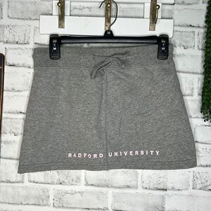 Radford University Lounge Mini Skirt Drawstring Vintage Size Small RU